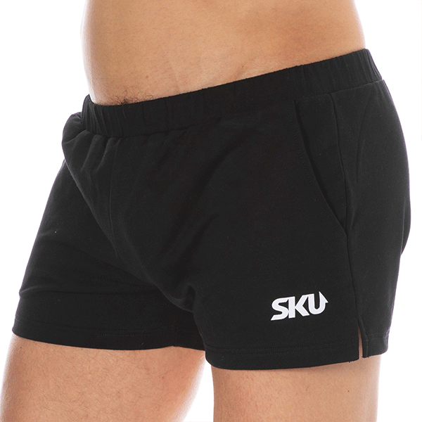 SKU Short de Sport Coton Noir